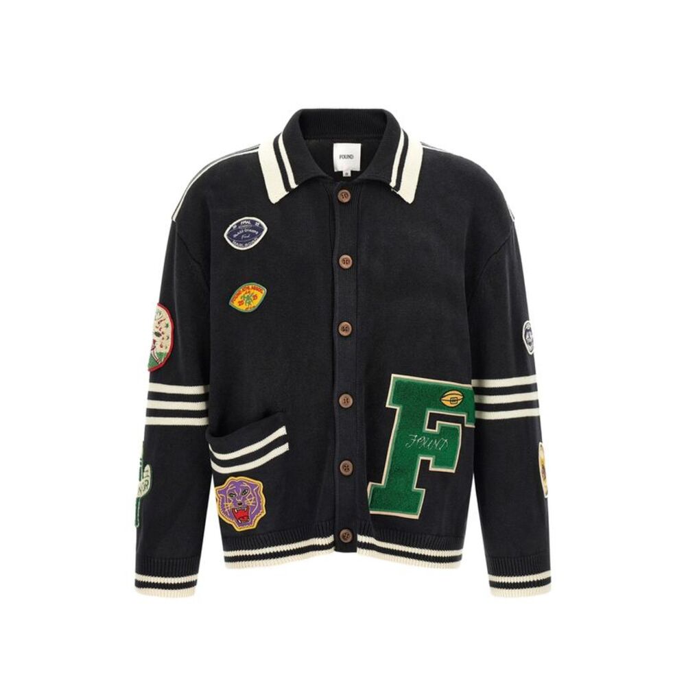 Found Black Sweaters & Knitwear - Cardigans Men